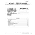 SHARP CDK1861V Service Manual