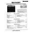 SHARP SGF10HW Service Manual
