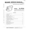 SHARP VL-PD3U Service Manual