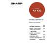 SHARP ARFX2 Owners Manual