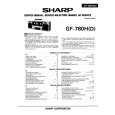 SHARP GF780H Service Manual