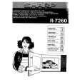 SHARP R7260 Owners Manual