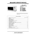 SHARP R-734(W) Service Manual