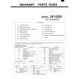 SHARP UP-5350 Parts Catalog