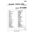 SHARP SF-9300 Parts Catalog
