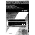 SHARP RT310H Owners Manual