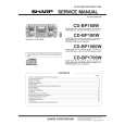SHARP CD-BP160W Service Manual