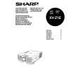 SHARP XV-Z1E Owners Manual
