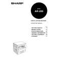 SHARP AR200 Owners Manual
