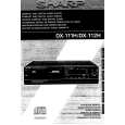 SHARP DX112H Owners Manual
