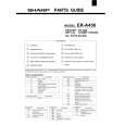 SHARP ER-A450 Parts Catalog