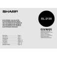 SHARP EL2135 Owners Manual