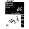 SHARP MDS50X Owners Manual