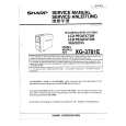 SHARP XG3781E Service Manual