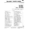 SHARP SD-3062 Parts Catalog