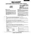 SHARP CDX9G Service Manual