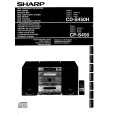 SHARP CDS450H Owners Manual