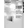 SHARP LCM3700 Owners Manual