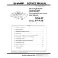 SHARP SF-A18 Service Manual