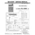 SHARP EL-339S Service Manual