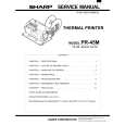 SHARP PR-45M Service Manual