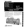 SHARP CDC477H Owners Manual