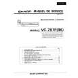 SHARP VC781F/BK Service Manual