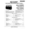 SHARP WQT252ER Service Manual