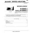 SHARP R-5885(W) Service Manual