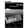 SHARP PC1425 Owners Manual