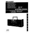 SHARP SYSTEM CD555H Owners Manual