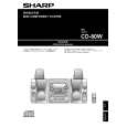 SHARP CD80W Owners Manual