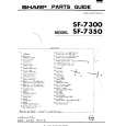 SHARP SF-7300 Parts Catalog
