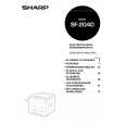SHARP SF2040 Owners Manual