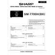 SHARP SM7700H/BK Service Manual