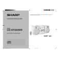 SHARP CDXP300WR Owners Manual