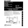 SHARP CDC423H Owners Manual