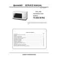 SHARP R-605(W) Service Manual