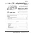 SHARP CDE700W Service Manual