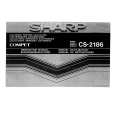 SHARP CS-2186 Owners Manual