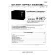 SHARP R-5970 Service Manual