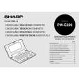 SHARP PWE220 Owners Manual