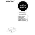 SHARP SF2114 Owners Manual