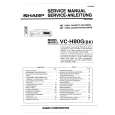 SHARP VCH80S/SV Service Manual