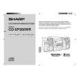 SHARP CDXP260WR Owners Manual