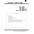 SHARP AL-1210 Parts Catalog