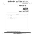 SHARP AR-PE2 Parts Catalog