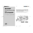 SHARP CDXP360WR Owners Manual