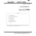SHARP LL-T155A Parts Catalog