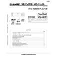 SHARP DV600S Service Manual
